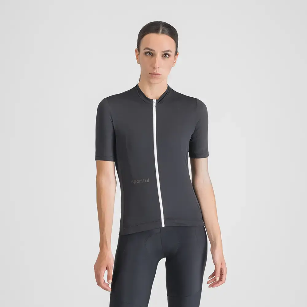 Sportful Classic Fietsshirt Korte Mouwen Zwart Dames
