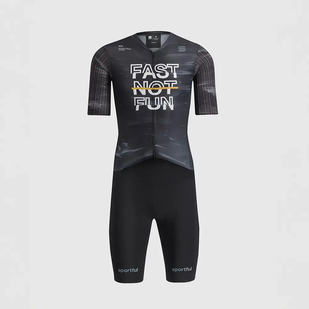 Sportful Fast Not Fun Gravel Snelpak Zwart/Zwart