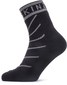 Sealskinz Mautby Waterproof Warm Weather Hydrostop Ankle Sokken Zwart/Grijs