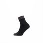 Sealskinz Waterproof Warm Weather Sokken Enkelhoogte Zwart/Grijs