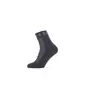 Sealskinz Dunton Waterproof All Weather Hydrostop Ankle Sokken Zwart/Grijs