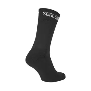 Sealskinz Suffield Solo Merino Liner Sokken Zwart