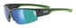 Uvex  Sportstyle 215 Sport Zonnebril Mat Zwart/Groen