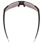 Uvex Pace Perform CV Sport Zonnebril Mat Zwart met Silver Lens