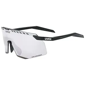 Uvex Pace Stage CV Sport Zonnebril Mat Zwart met Mirror Silver Lens