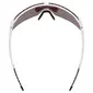 Uvex Pace Stage CV Sport Zonnebril Mat Wit met Mirror Green Lens
