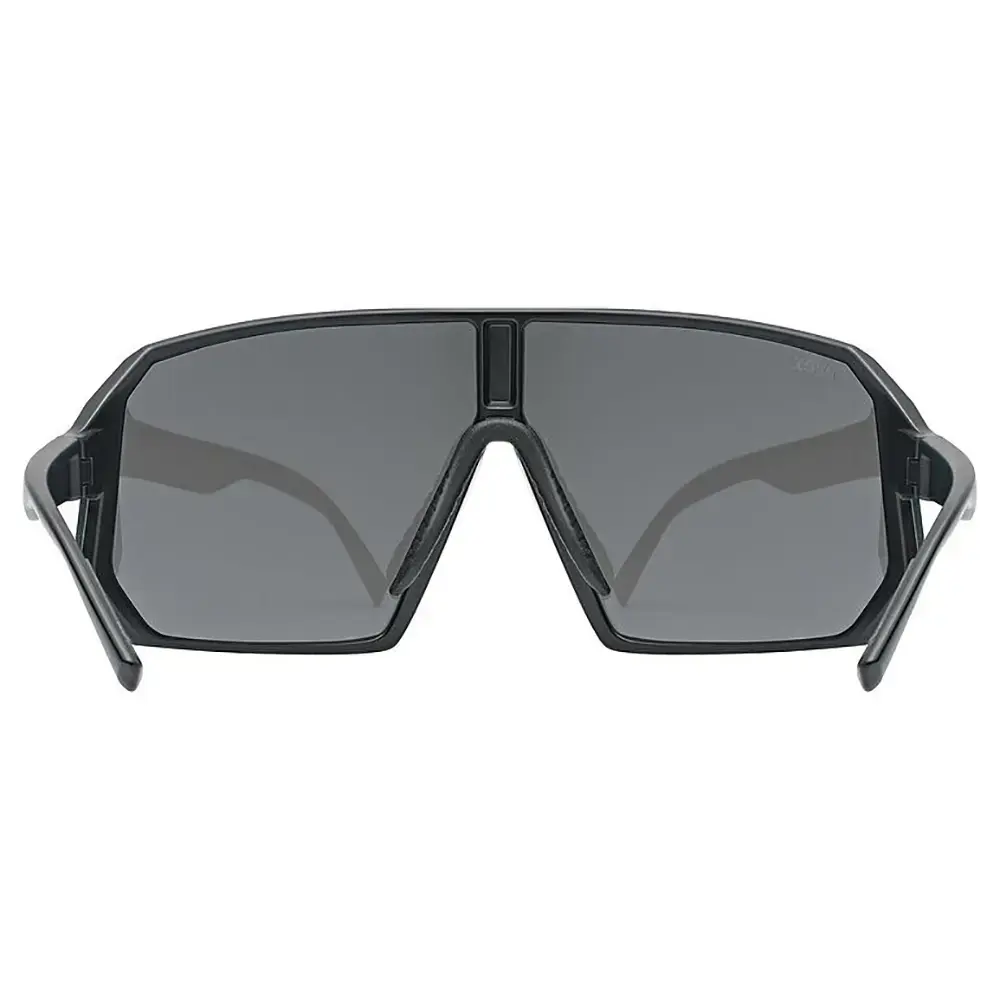 Uvex Sportstyle 237 Sport Zonnebril Mat Zwart met Mirror Silver Lens
