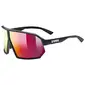 Uvex Sportstyle 237 Sport Zonnebril Mat Zwart met Mirror Red Lens