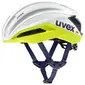 Uvex Surge Aero MIPS Team Edition Race Fietshelm Wit/Geel/Blauw