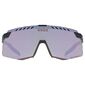 Uvex Pace Stage S CV Sport Zonnebril Mat Zwart met Pushy Pink Lens