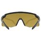 Uvex Pace Stage S CV Sport Zonnebril Mat Zwart met Buzzy Blue Lens
