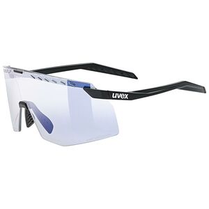 Uvex Pace Stage V Sport Zonnebril Mat Zwart met Mirro Blue Lens