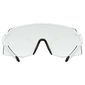 Uvex Pace Stage V Sport Zonnebril Mat Wit met Mirror Blue Lens