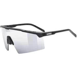 Uvex Flowline Sport Zonnebril Mat Zwart met Miror Silver Lens