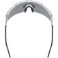 Uvex Flowline Sport Zonnebril Clear met Miror Silver Lens