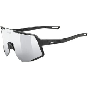 Uvex Sequenze Sport Zonnebril Mat Zwart met Miror Silver Lens