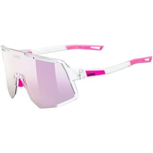 Uvex Sequenze Sport Zonnebril Clear met Miror Pink Lens
