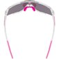 Uvex Sequenze Sport Zonnebril Clear met Miror Pink Lens