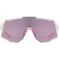 Uvex Sequenze Sport Zonnebril Clear met Miror Pink Lens