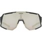 Uvex Sequenze CV Sport Zonnebril Mat Zwart met Miror Silver Lens