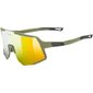 Uvex Sequenze CV Sport Zonnebril Mat Olijfgroen met Mirror Yellow Lens