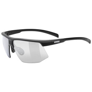 Uvex Aerios V Sport Zonnebril Mat Zwart met Smoke Lens