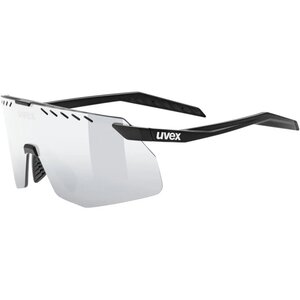 Uvex Pace Stage S Sport Zonnebril Mat Zwart met Mirror Silver Lens