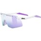 Uvex Pace Stage S Sport Zonnebril Clear met Mirror Pink Lens