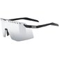 Uvex Pace Stage Sport Zonnebril Mat Zwart met Mirror Silver Lens
