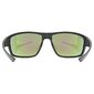 Uvex Sportstyle 230 Sport Zonnebril Mat Zwart met Mirror Green Lens