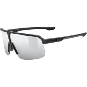 Uvex Ramp Sport Zonnebril Mat Zwart met Mirror Silver Lens