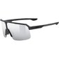 Uvex Ramp Sport Zonnebril Mat Zwart met Mirror Silver Lens