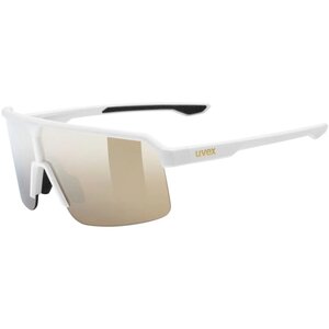 Uvex Ramp Sport Zonnebril Mat Wit met Mirror Gold Lens