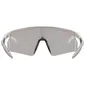 Uvex Pace Ultra L V Sport Zonnebril Mat Grijs met Mirror Silver Lens