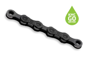 KMC X12 Waxed Fietsketting Zwart 126 Schakels