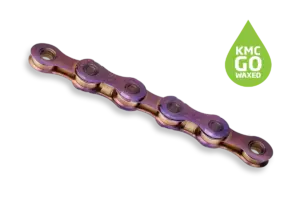 KMC TT12 Waxed Fietsketting Chroom 126 Schakels