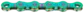 KMC X12 Waxed Fietsketting Oil Slick Groen 126 Schakels