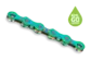 KMC X12 Waxed Fietsketting Oil Slick Groen 126 Schakels