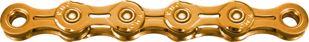 KMC X11EL Waxed Fietsketting Goud 118 Schakels