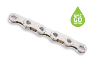 KMC X-FLAT 12-/13 Speed Fietsketting Waxed 126 Schakels Zilver