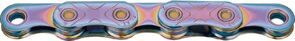 KMC X-Flat 12/13 Speed Waxed Fietsketting Aurora Blauw 126 Schakels