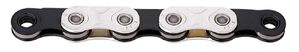 KMC X-Flat 12/13 Speed Waxed Fietsketting Zilver/Zwart 126 Schakels