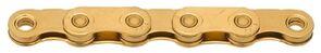 KMC X-Flat SL 12/13 Speed Waxed Fietsketting Goud 126 Schakels