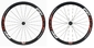 Fast Forward F4R Carbon Clincher Wielset met Fast Forward Naaf Rood