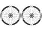 Fast Forward F4D Full Carbon Clincher Disc Wielset met DT Swiss DT350 Naaf Zwart/Wi
