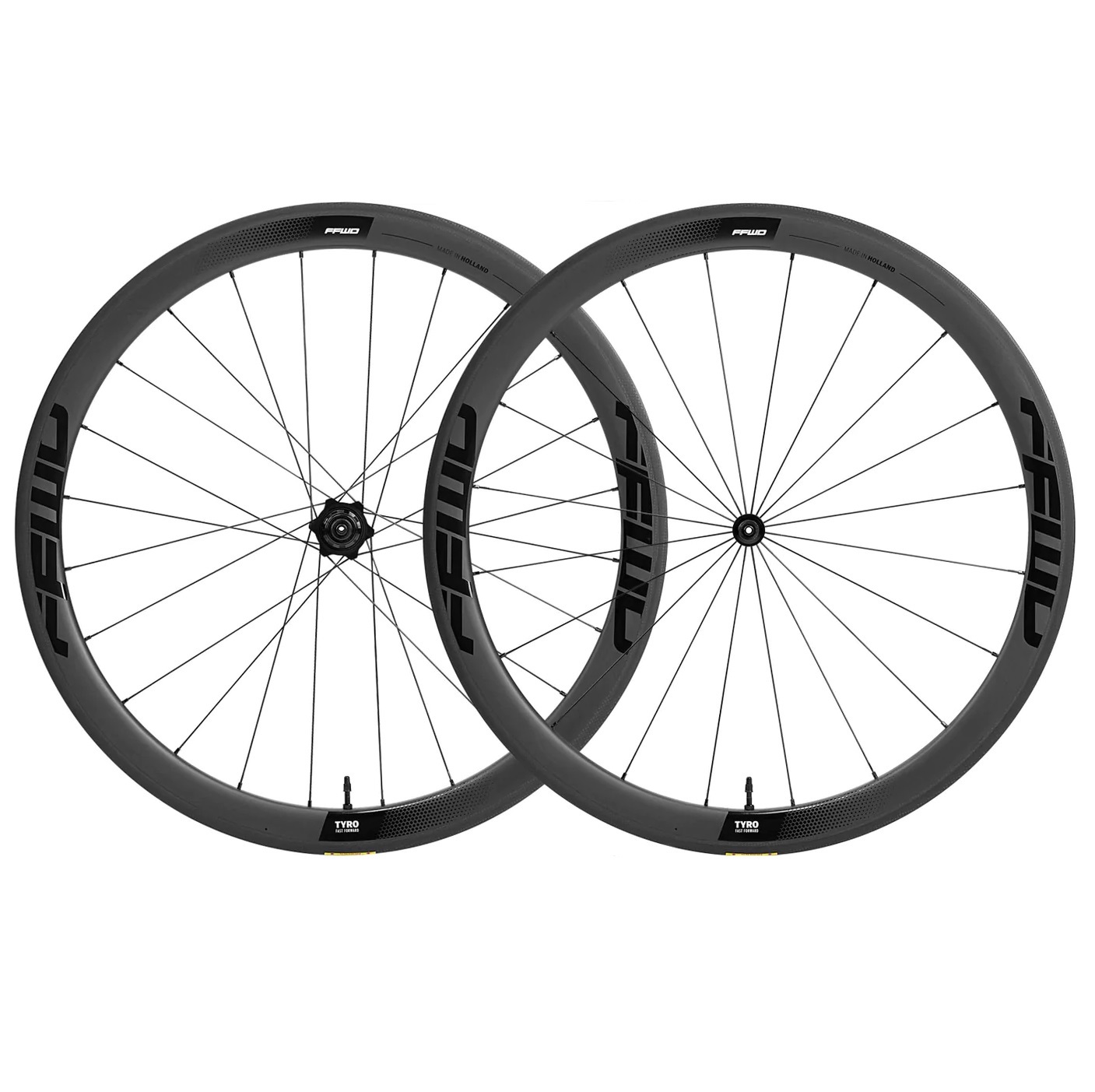 Fast Forward Tyro 2.0 FCC 45mm Clincher Wielset met FFWD Naaf
