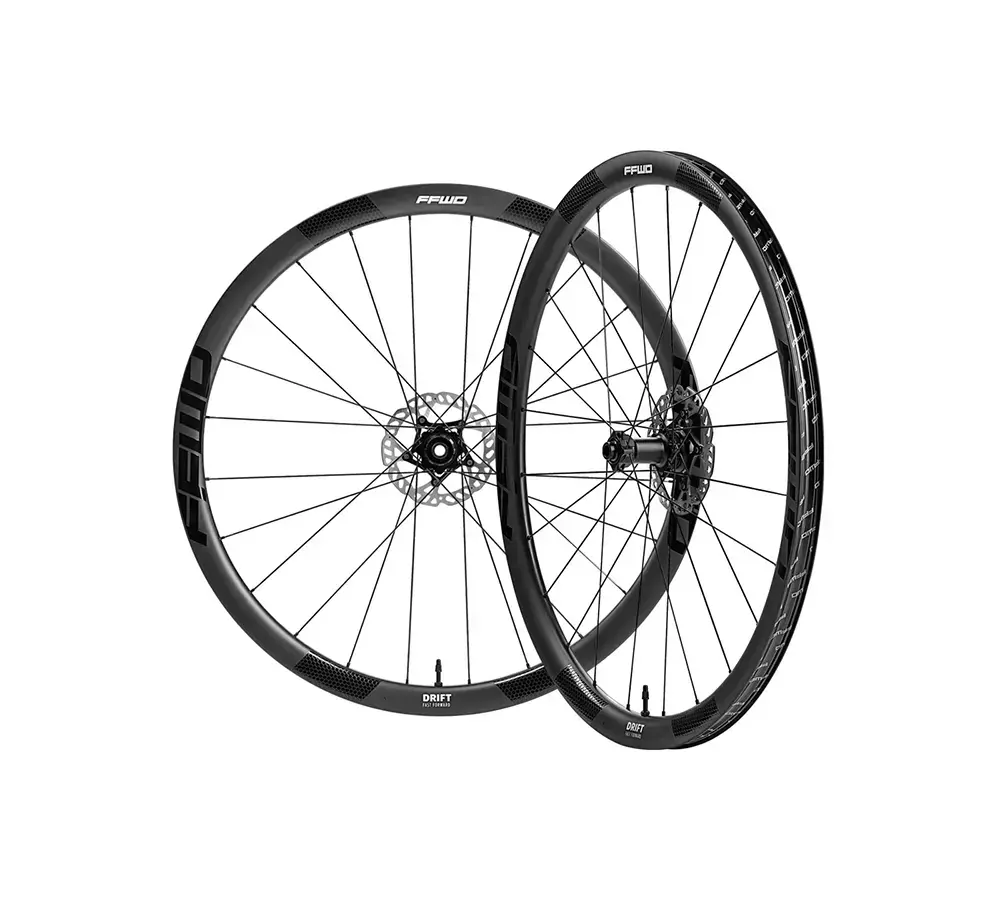 Fast Forward Drift FCC 36mm Disc Wielset met FFWD Naaf Mat Zwart