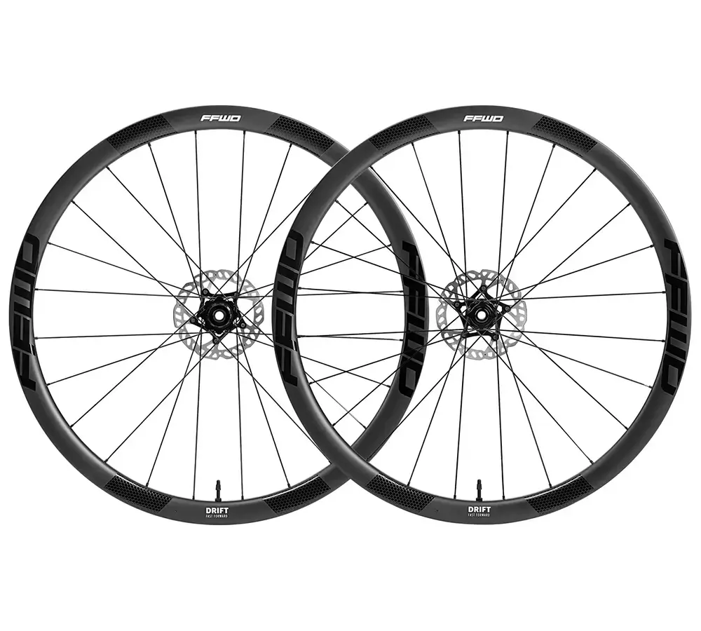 Fast Forward Drift FCC 36mm Disc Wielset met DT240 Naaf Mat Zwart