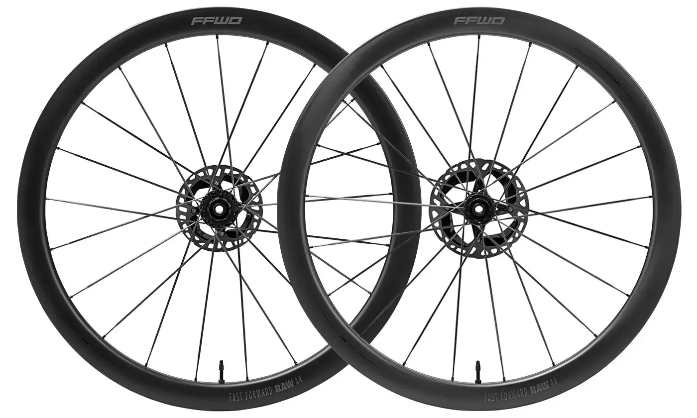 Fast Forward Raw44 FFC 44mm Disc Wielset Mat Zwart