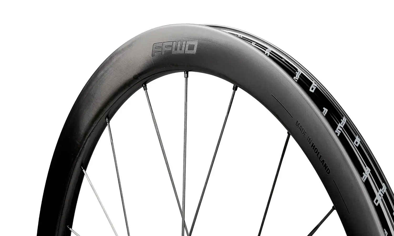 Fast Forward Raw44 FFC 44mm Disc Wielset Mat Zwart